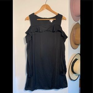 Target Black Cold Shoulder dress